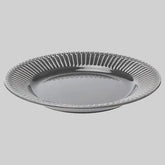 STRIMMIG side plate 21 earthenware grey